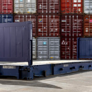 🏗️ Flat-rack Container